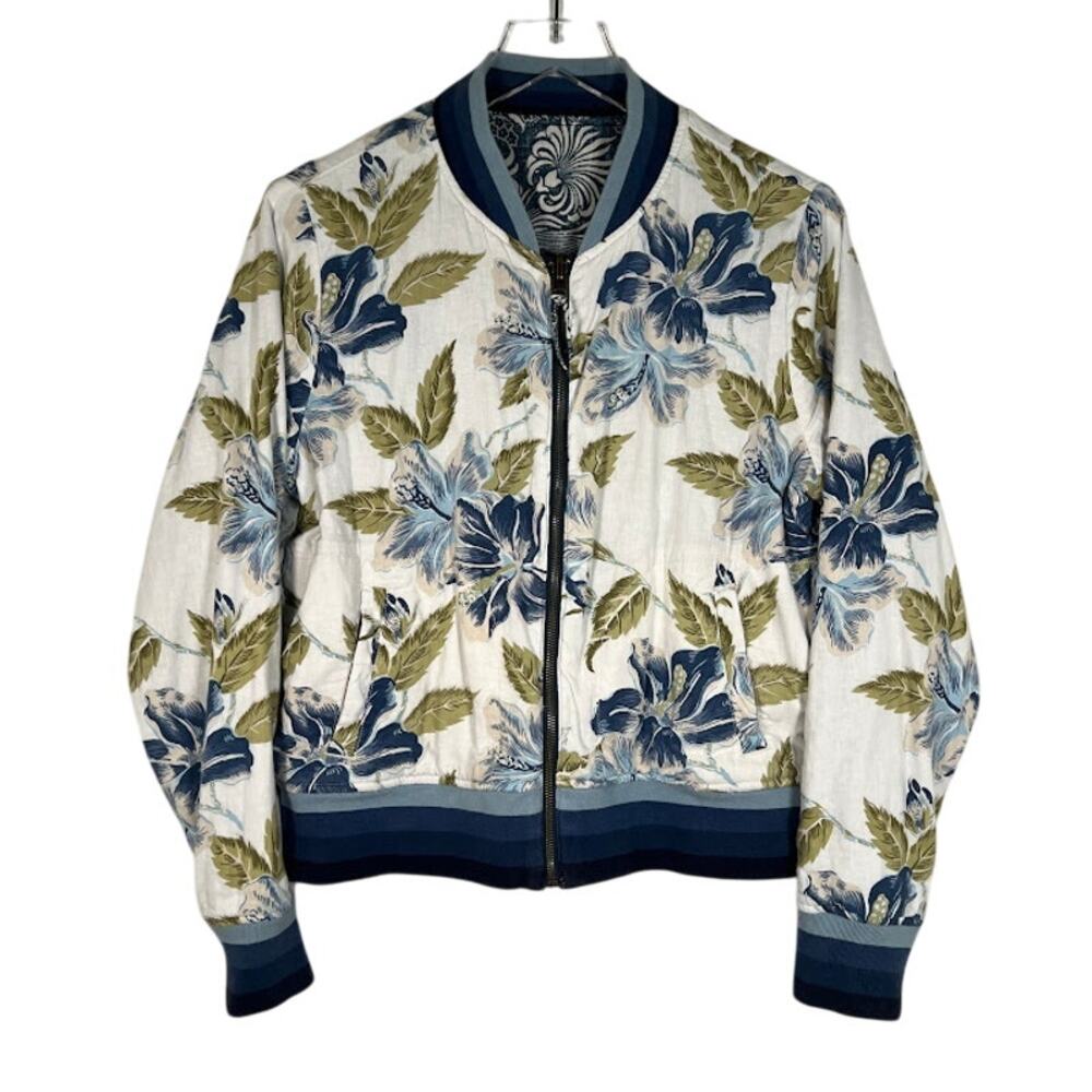 Faherty Floral Reversible Bomber Jacket - image 6